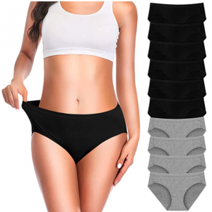 女士纯棉内裤 10条装 @ Amazon