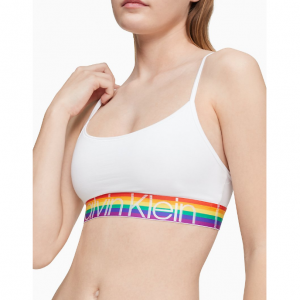 白菜价！Calvin Klein官网 Unlined白色舒适无钢圈内衣2.5折热卖