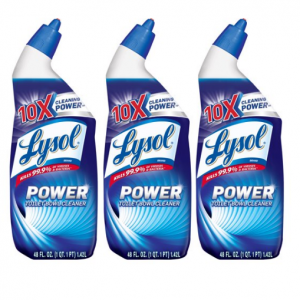 Lysol 马桶清洁剂 10倍清洁能力 72oz (3X24oz) @ Walmart
