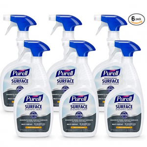 补货：PURELL 专业表面消毒喷雾32oz X 6瓶，清新柑橘 @ Amazon