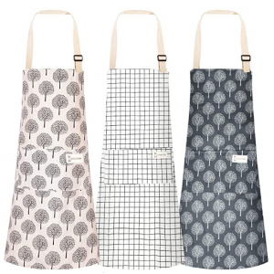 hatisan 小清新棉麻围裙3件 @ Amazon