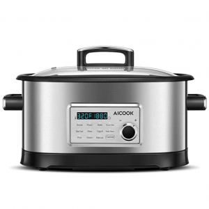 AICOOK 10 合 1 可编程6.5 夸脱慢炖锅 @ Amazon