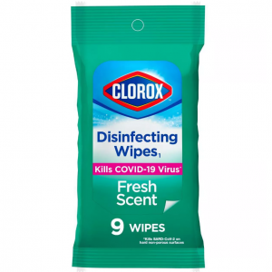 Clorox 消毒湿巾9片 @ Target