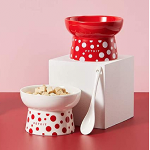 PETKIT Ceramic Raised Cat Food Bowls 2Pcs @ Amazon