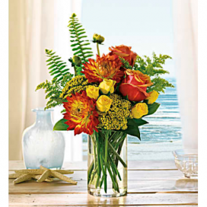 Seaside Oasis花束，Deluxe