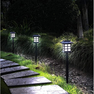 Otdair 庭院太阳能防水LED路灯 12个装 @ Amazon