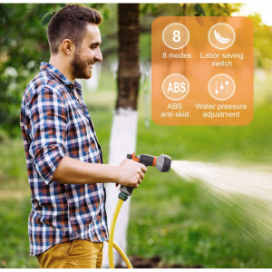 AOYOO 花园水管喷洒头 8种洒水模式 @ Amazon