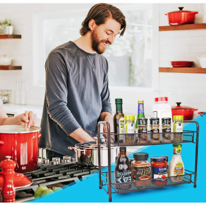 KeFanta 双层厨房置物架 @ Amazon