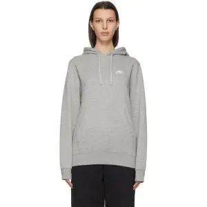 SSENSE官网NIKE Grey NSW Club耐克卫衣优惠