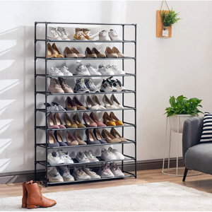 TECHMILLY 10层鞋架，可放50双鞋 @ Amazon
