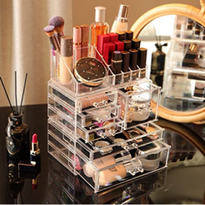 史低价：Cq acrylic 亚克力多功能首饰收纳盒 @ Amazon