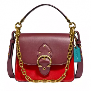 Belk官网 Coach Beat 18 拼色铆钉斜挎包6折热卖