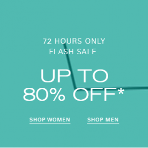 Theory Outlet 精选男女服饰闪促