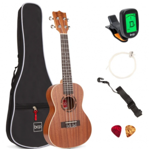 $40 off 23in Acoustic Concert Sapele Ukulele Starter Kit @Best Choice Products