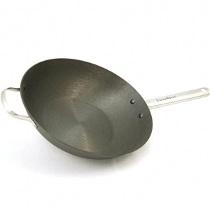 EXCELSTEEL 13寸 超轻铸铁 中式炒锅 @ Amazon