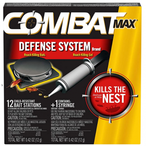 Combat 杀蟑螂诱饵12个+12g凝胶 有效长达6个月 @ Amazon
