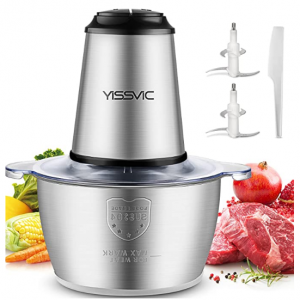 YISSVIC 8杯量不锈钢食物处理机 绞肉一绝 @ Amazon