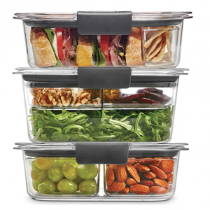 Rubbermaid Brilliance 防漏密闭食物保鲜盒 12件套 @ Amazon