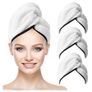 pocova 超细纤维干发巾 3条装 @ Amazon