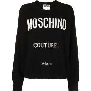 FARFETCH官网精选Moschino Logo针织衫优惠