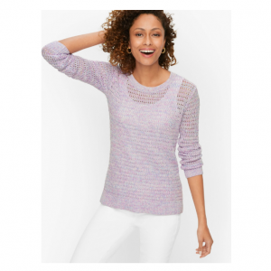 Talbots 香芋紫针织毛衣