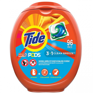 Tide PODS 三效合一果冻洗衣球 96颗 多款可选 @ Amazon
