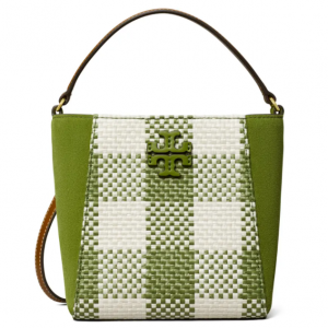 30% Off Tory Burch Small McGraw Gingham Bucket Bag @ Nordstrom