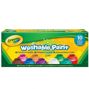 Crayola Washable Kids Paint Set, 10 Count @ Amazon