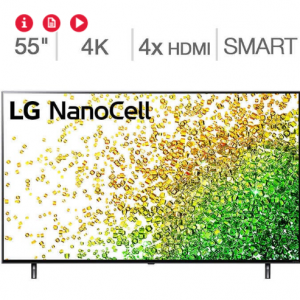 LG 55" Class - NANO85 Series - 4K UHD LED LCD TV for $849.99 @Costco