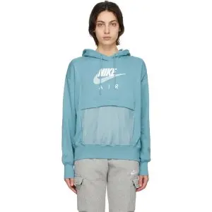 SSENSE官网精选NIKE耐克Blue Air连帽卫衣优惠