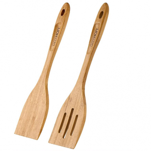 GEEKHOM 13寸竹制锅铲 2个 @ Amazon