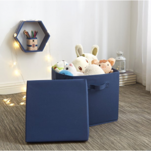 Urban Shop 可折叠收纳箱 带防尘盖 2个装 @ Walmart