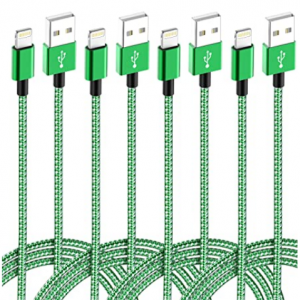 Amazon - IDISON USB-A转Lighting 尼龙数据线 4根 (0.9米x1 1.8米x2 3米x1) ，2折