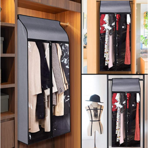 Univivi 衣物防尘袋，带透明可视窗 @ Amazon