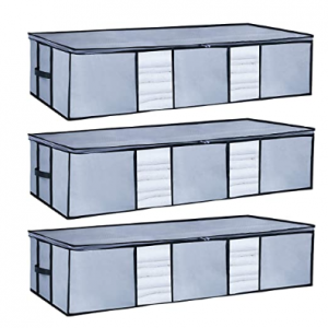 Seckon 大容量床底衣物收纳袋 3个装 @ Amazon