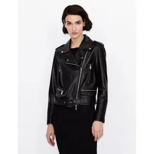 Armani Exchange官网精选Armani Exchange 皮夹克优惠