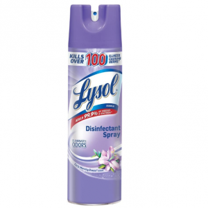 Lysol 清香型消毒喷雾 19oz @ Amazon