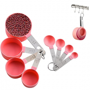 HIPRECKY 厨房量勺8件套装 烹饪烘焙必备 @ Amazon