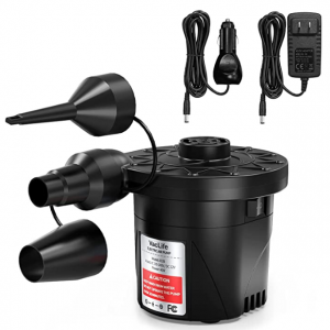 VacLife 电动充气/放气两用泵 带3个充气接头 @ Amazon