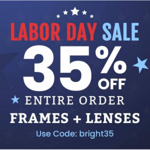 Glasses Shop Frames+Lenses Labor Day Sale 