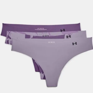 Under Armour官网精选UA Pure Stretch Print 女士内裤3条装优惠