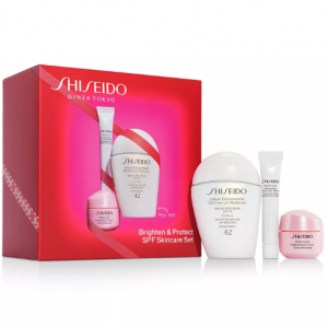 New! Shiseido 3-Pc. Brighten & Protect SPF Skincare Set @ Macy's 