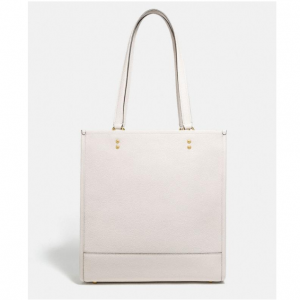 Coach Outlet官网 Dempsey 白色竖版托特包额外8.5折热卖