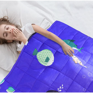 Joyching 儿童 7 磅 41×60 英寸埃及棉 600TC 重力被