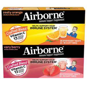 Airborne Immune Support, 36 Effervescent Tablets @ Costco