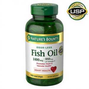 Nature's Bounty Fish Oil 1400 mg, 130 Coated Softgels @ Costco