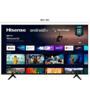 Best Buy - Hisense 70" A6G 4K HDR Android TV 智能電視，直降$30
