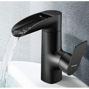 WaterSong 瀑布式浴室水龙头 2色可选 @ Amazon