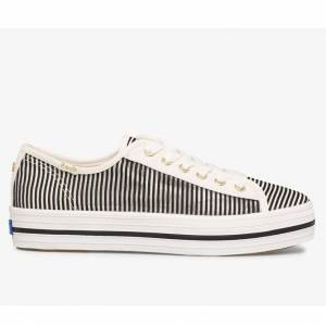 Keds x kate spade new york Triple Kick Stripe Mesh 休闲鞋