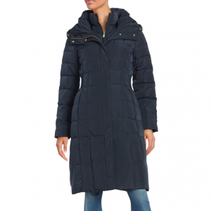 Saks OFF 5TH官网 Cole Haan 女士藏蓝色长款羽绒服2折热卖